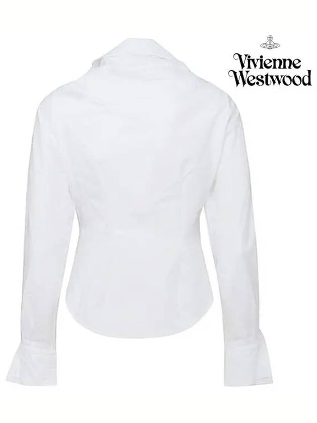 Drunken Logo Shirt White - VIVIENNE WESTWOOD - BALAAN 4