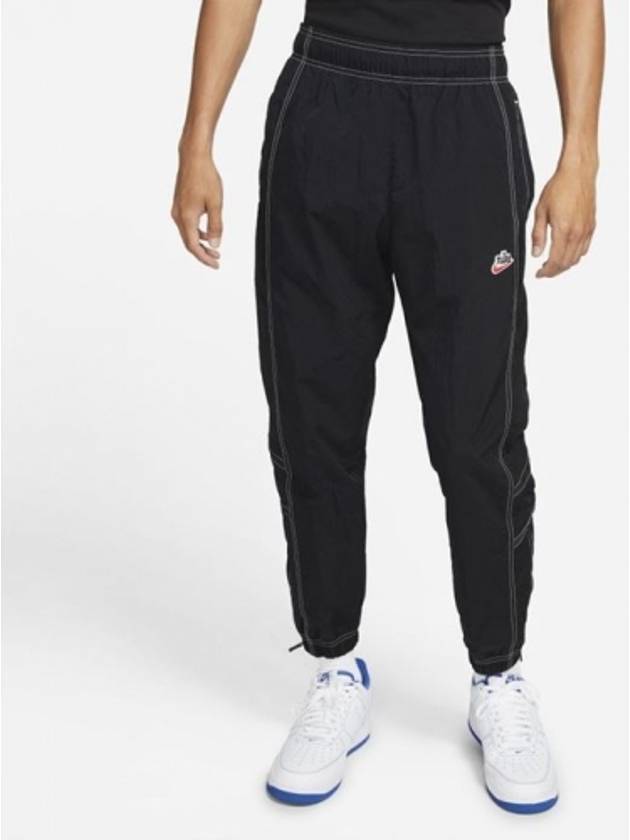 Stitch Wind Runner Track Pants Black - NIKE - BALAAN.