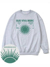 Viva MSRC Jade Green Overfit Sweatshirt Melange Gray - MONSTER REPUBLIC - BALAAN 2