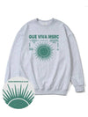 Viva MSRC Jade Green Overfit Sweatshirt Melange Gray - MONSTER REPUBLIC - BALAAN 3