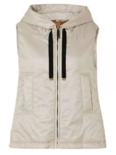 Greengo Water Repellent Vest Padded Vest Beige - MAX MARA - BALAAN 2