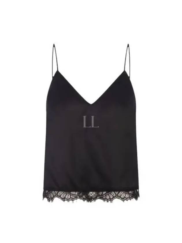 V-Neck Thin Strap Sleeveless Black - ALEXANDER MCQUEEN - BALAAN 2