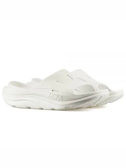 Ora Recovery Slide 3 Slippers White - HOKA ONE ONE - BALAAN 2