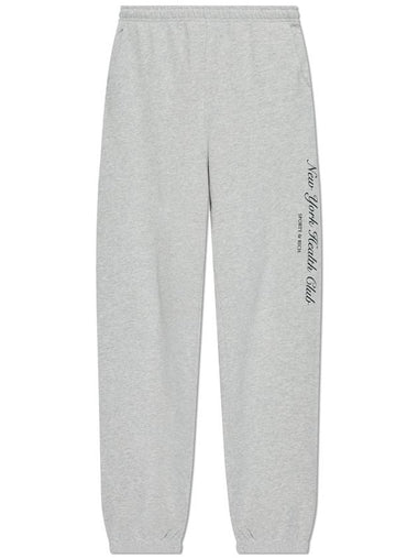 Sporty & Rich Sweatpants From The New York Collection, Unisex, Grey - SPORTY & RICH - BALAAN 1