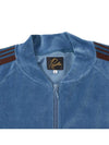 Butterfly Embroider Track Jacket Blue - NEEDLES - BALAAN 4