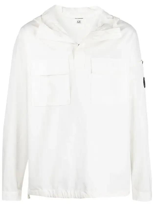 Lens Wappen Shirt Anorak White - CP COMPANY - BALAAN 1