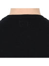 Lens Wappen Wool Knit Top Black - CP COMPANY - BALAAN 9