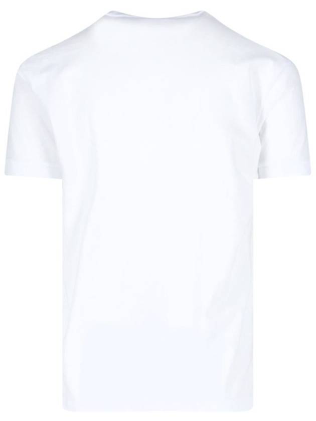 Men's Milan Short Sleeve T-Shirt White - DSQUARED2 - BALAAN 4