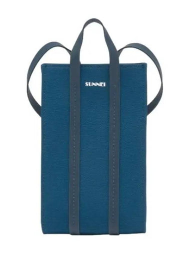 Paralepipedo Phone Cross Bag Petrol Blue - SUNNEI - BALAAN 1