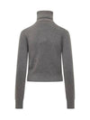 Cashmere Knit Turtleneck Light Grey - AMI - BALAAN 3