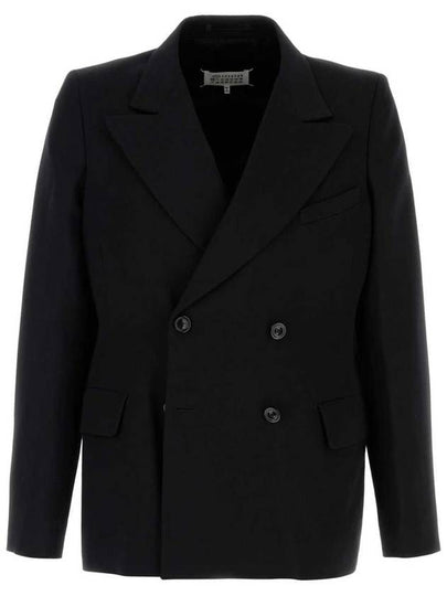 double breasted jacket black - MAISON MARGIELA - BALAAN 2