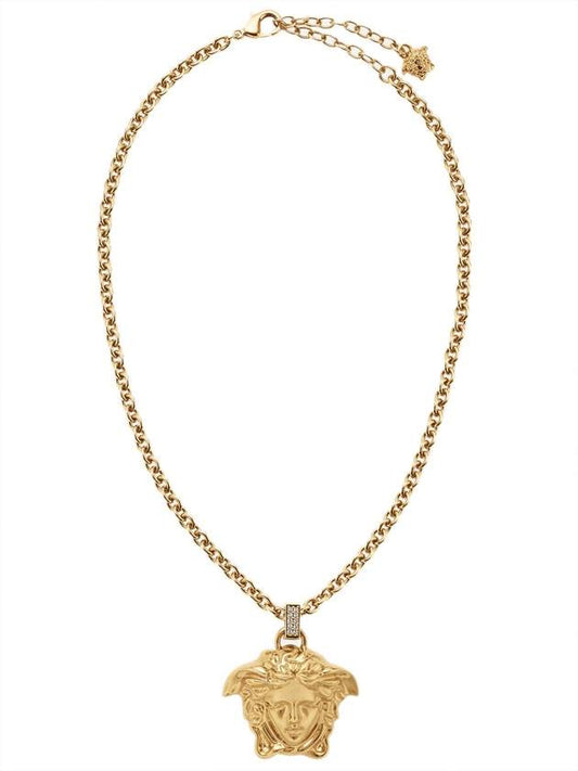 Medusa Pendant Necklace Gold - VERSACE - BALAAN 1