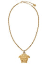 Medusa Pendant Necklace Gold - VERSACE - BALAAN 1