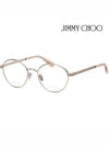 Glasses frame JC246G K67 metal frame round - JIMMY CHOO - BALAAN 1