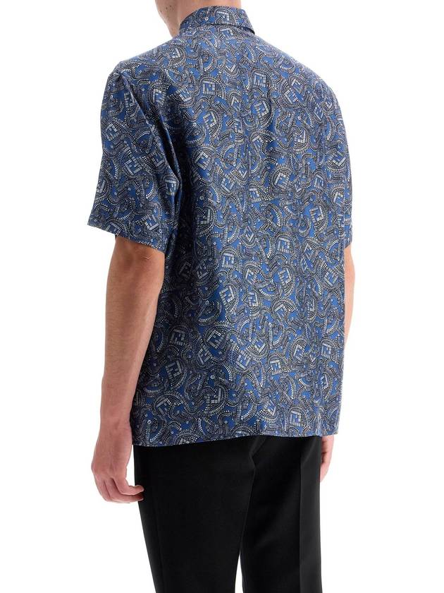 short-sleeved silk shirt by fendi jew - FENDI - BALAAN 3