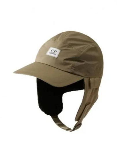 Chrome R Logo Patch Earflap Ball Cap Beige - CP COMPANY - BALAAN 2