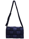 Women s 690133 Navy Padded Tech Maxi Cassette Bag - BOTTEGA VENETA - BALAAN 2