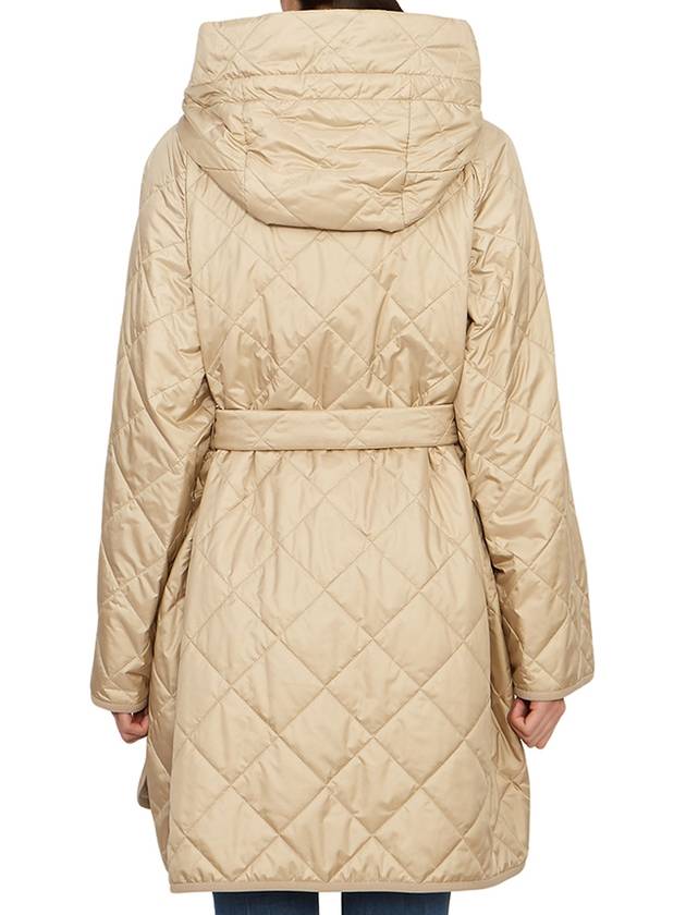 Ribera Belt Hood Long Padding Beige - MAX MARA - BALAAN 5