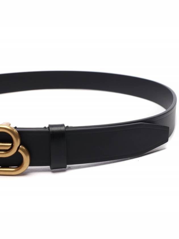 Women's BB Buckle Belt Black Gold - BALENCIAGA - BALAAN 5