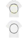 Men's Solar Eclipse Logo Short Sleeve T-Shirt White - STONE ISLAND - BALAAN 5