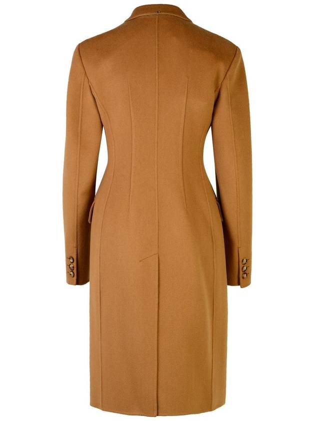 Sportmax 'Morgana' Beige Virgin Wool Coat - MAX MARA SPORTMAX - BALAAN 3