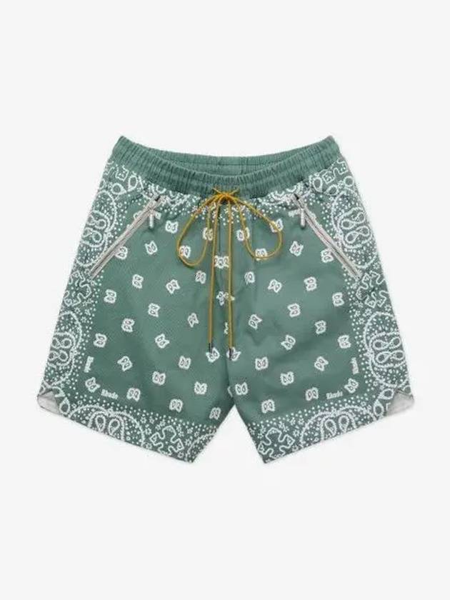 Bandana Shorts Pants Sage RHSS23SH46009241 - RHUDE - BALAAN 1