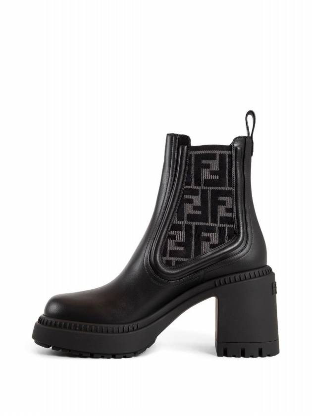 Domino Biker Middle Boots Black - FENDI - BALAAN 5