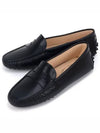 Women's Gommino Leather Driving Shoes Black - TOD'S - BALAAN 2