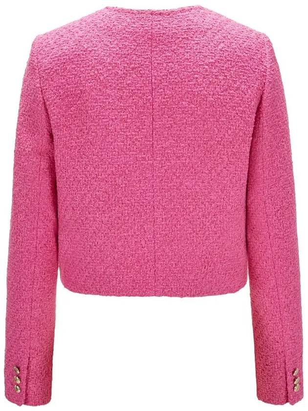 GAVINO crew neck short jacket pink 2360410537 003 - MAX MARA - BALAAN 2