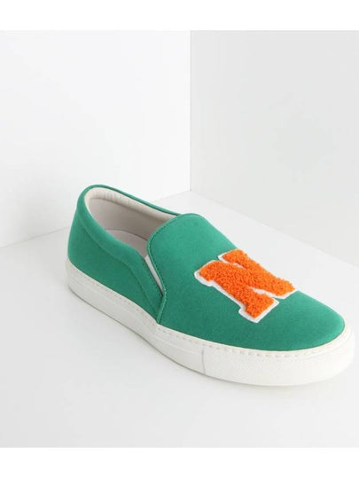 logo slip ons green - JOSHUA SANDERS - BALAAN 2