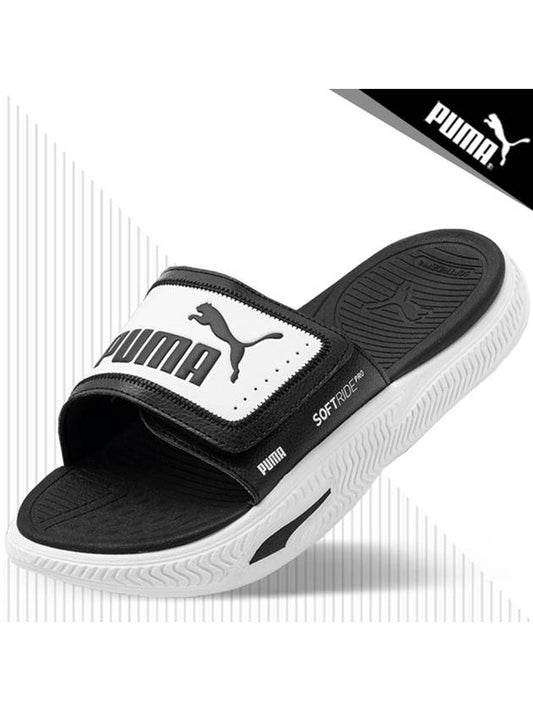 Soft Ride Pro Slide 24 V Slippers 39543101 White Black R - PUMA - BALAAN 1