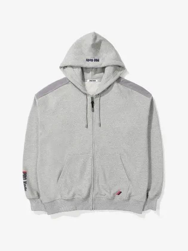 Woven patch hoodie zip up KD2FTE1401XLML - KEDS - BALAAN 1