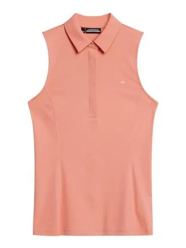 Women's Dena Sleeveless Burnt Coral - J.LINDEBERG - BALAAN 2