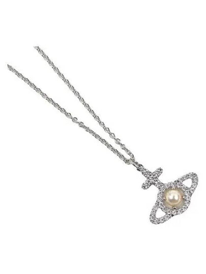 Olympia Pearl Pendant Necklace Silver - VIVIENNE WESTWOOD - BALAAN 2