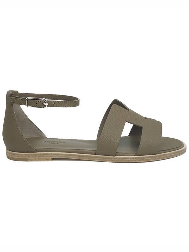 Santorini Sandals Etoupe - HERMES - BALAAN 4