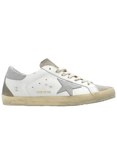 Men's Super Star Classic Low Top Sneakers Grey White - GOLDEN GOOSE - BALAAN 1