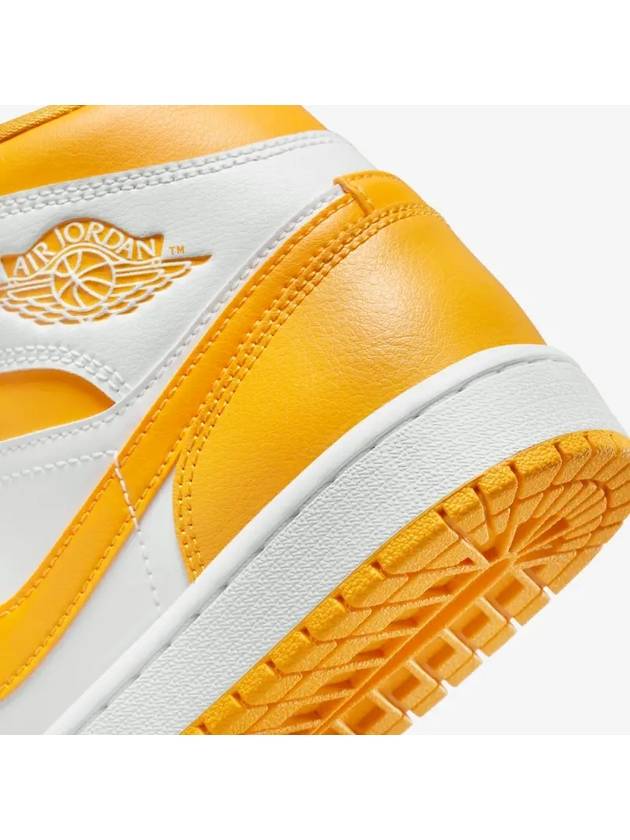 Air Jordan 1 Mid Top Sneakers University Gold Yellow - NIKE - BALAAN 9