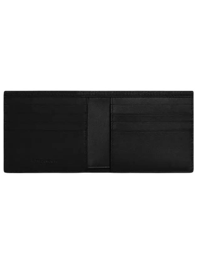 Intrecciato Leather Half Wallet Black - BOTTEGA VENETA - BALAAN 3