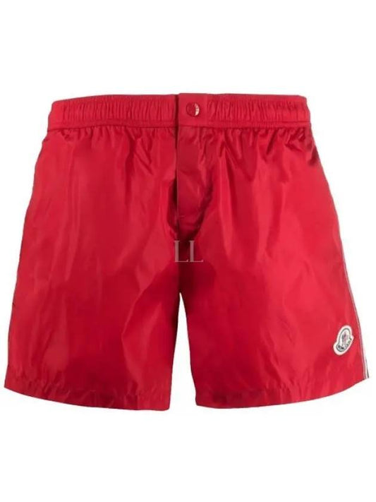 117677 2C00021 53326 455 Logo Patch Swim Shorts Pants - MONCLER - BALAAN 1