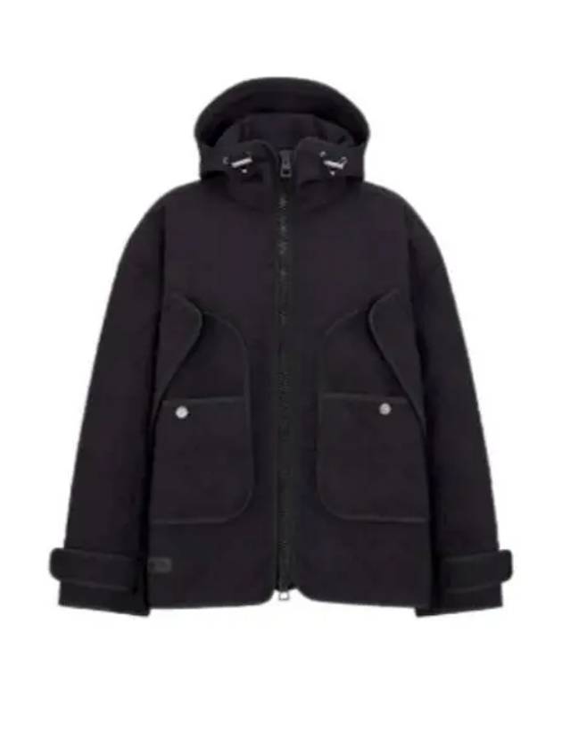 Macrocannage Hooded Anorak Black - DIOR - BALAAN 2