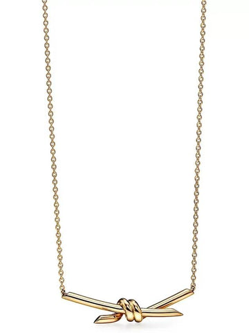 Tapani knot pendant necklace yellow gold 68887208 - TIFFANY & CO. - BALAAN 1