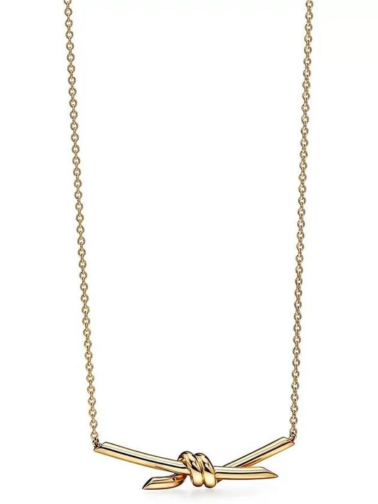 Tapani knot pendant necklace yellow gold 68887208 - TIFFANY & CO. - BALAAN 1