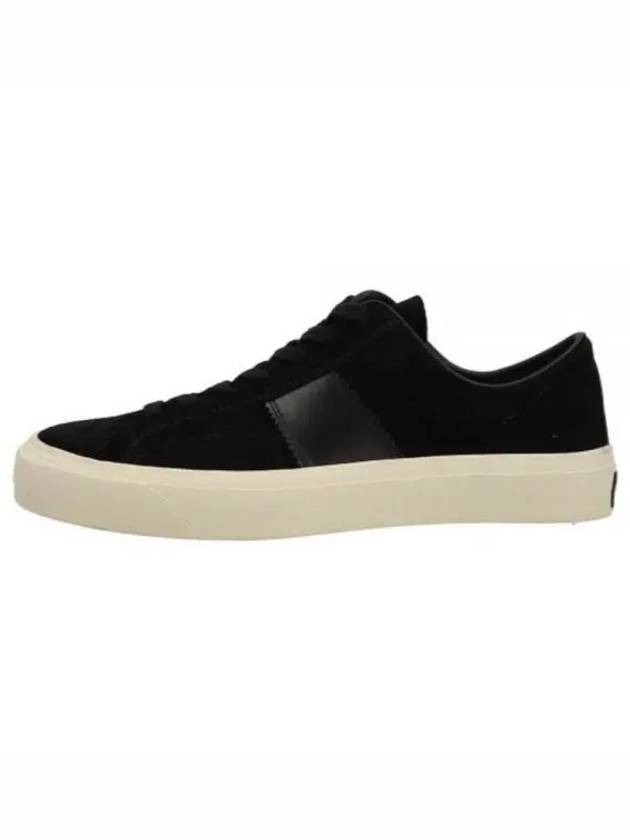 Suede Low Top Sneakers Black - TOM FORD - BALAAN 2