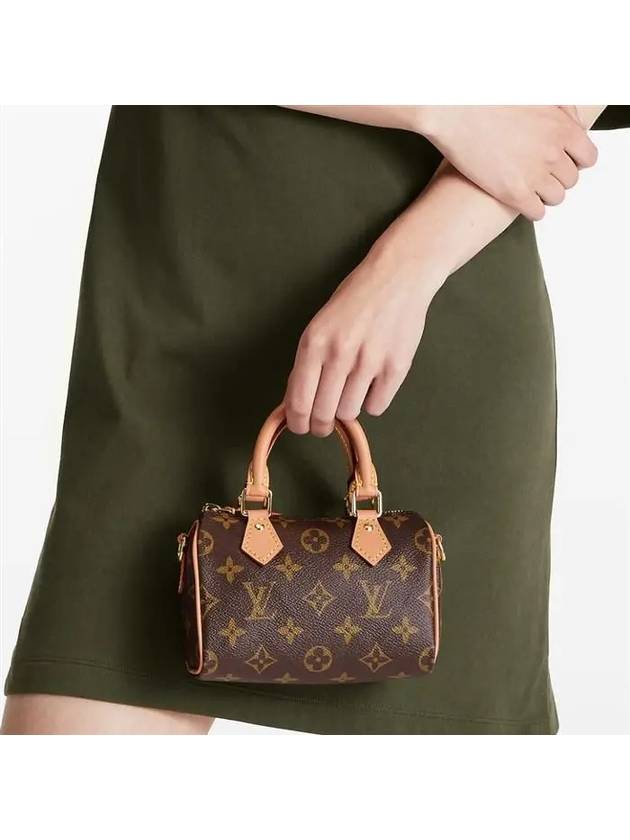 Nano Speedy Monogram Tote Bag Brown - LOUIS VUITTON - BALAAN 11