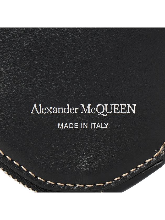 Skull Card Wallet Black - ALEXANDER MCQUEEN - BALAAN 7