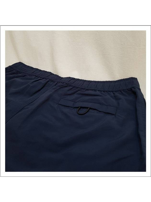 Logo Print Track Shorts Navy - KENZO - BALAAN 5