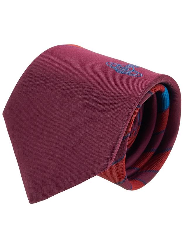 Men's Silk Tie Red - VIVIENNE WESTWOOD - BALAAN.