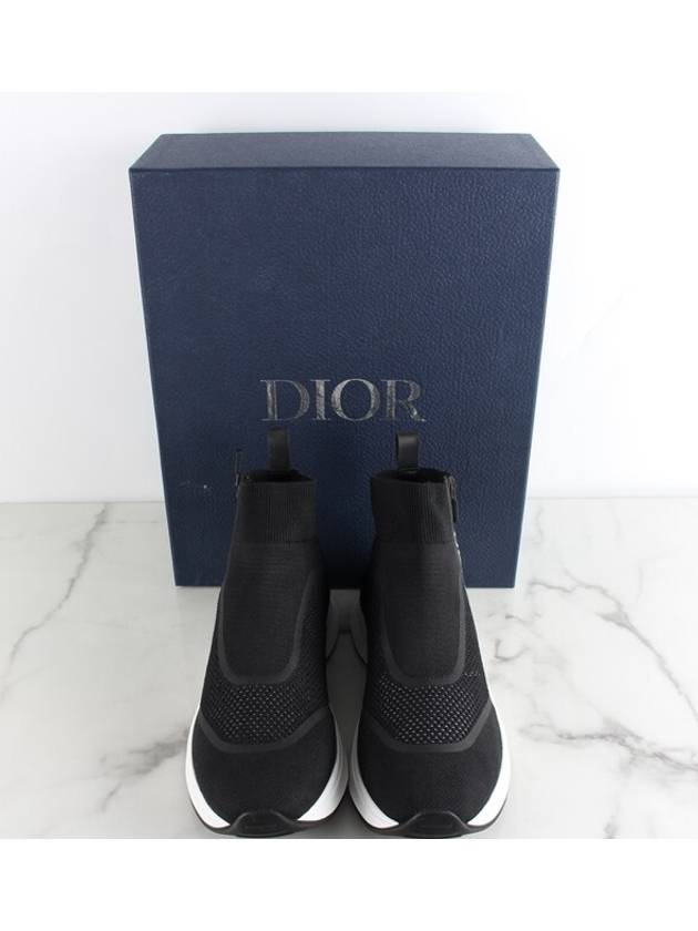 B25 knit fabric high top sneakers 40 250 - DIOR - BALAAN 2