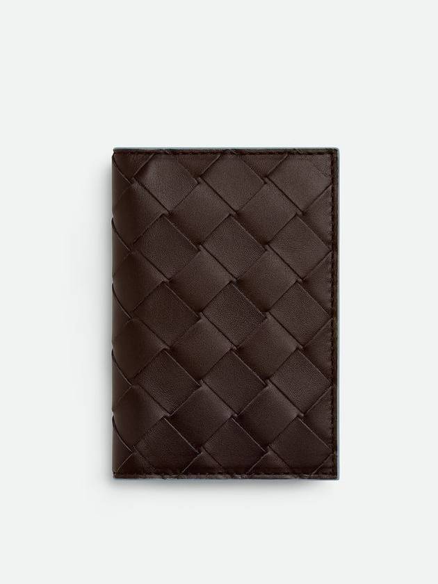 Intrecciato Flap Calfskin Card Holder Fondant - BOTTEGA VENETA - BALAAN 2