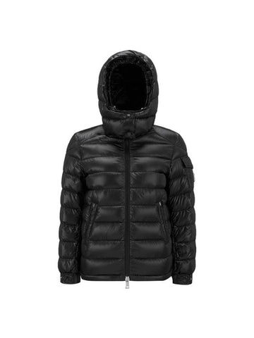 Dalles Short Down Jacket Black - MONCLER - BALAAN.